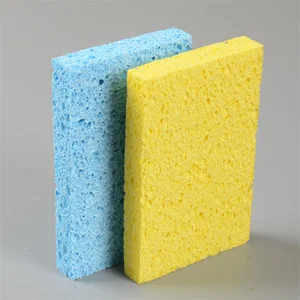 Factory Direct Sale Kitchen Cleaner Sponge Biodegradable Kitchen Sponges Cellulose Dishes Sponges