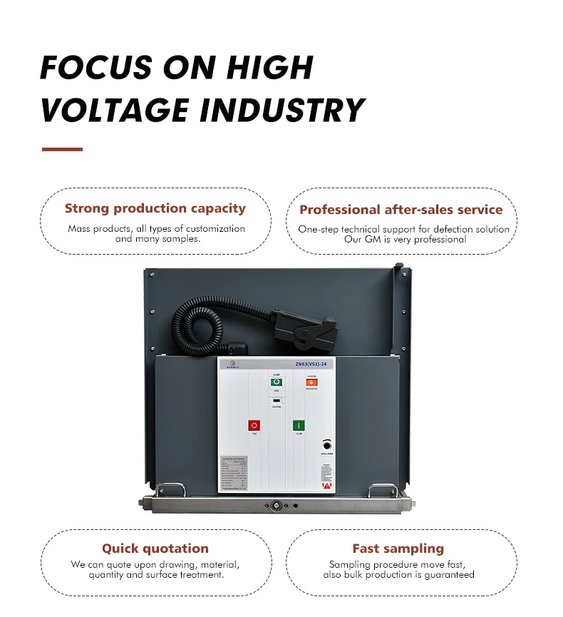 Zn63 Vs1 Vcb Hv Vacuum Circuit Breaker Indoor Drawer-type Fixed Circuit ...