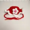 Red Flower Hat