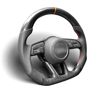 For Audi Steering Wheel 2009-2015 TTS R8 TT S3 Modified Carbon Fiber Steering Wheel