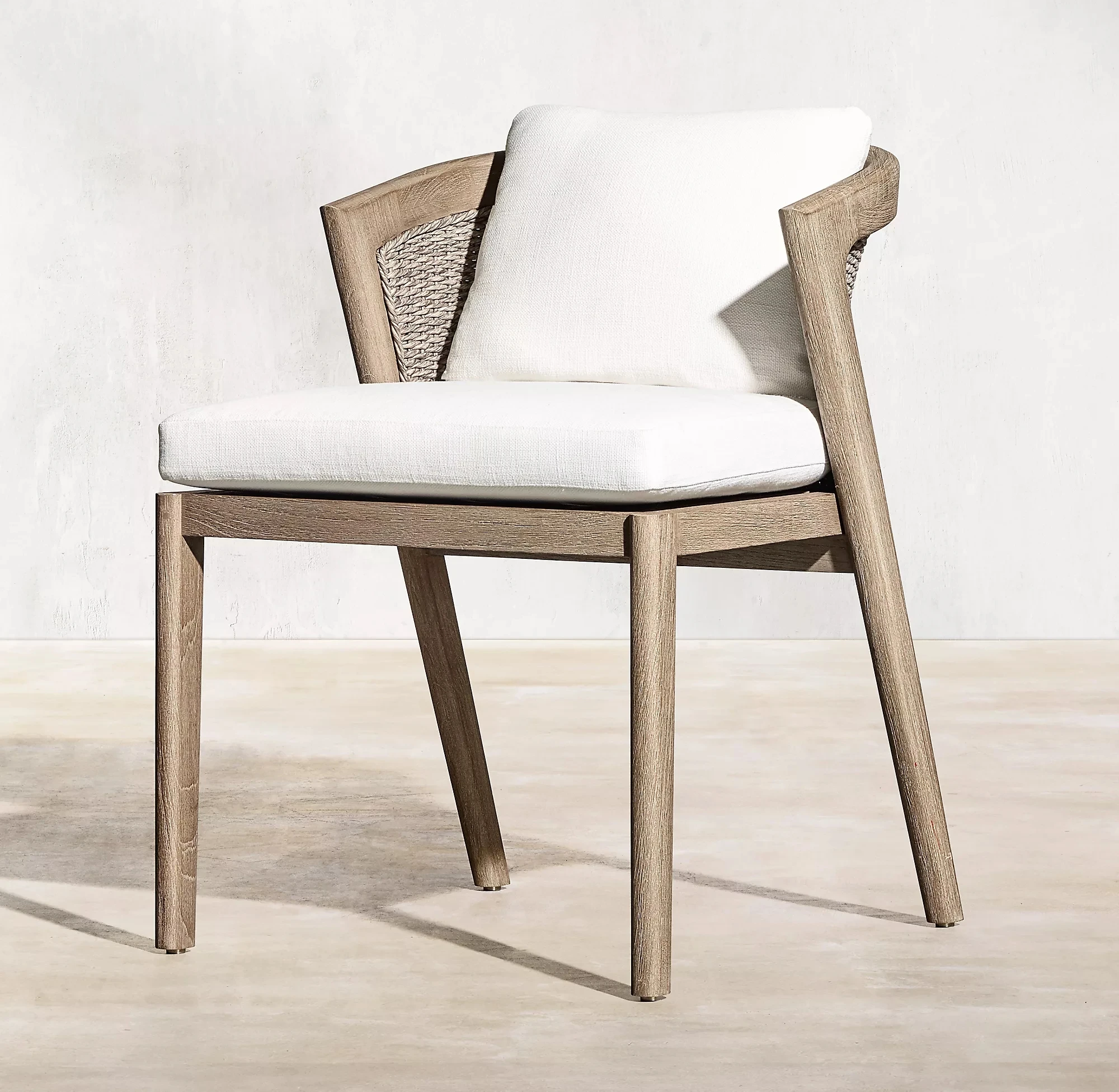 Malta Teak Side Chair от Restoration Hardware.