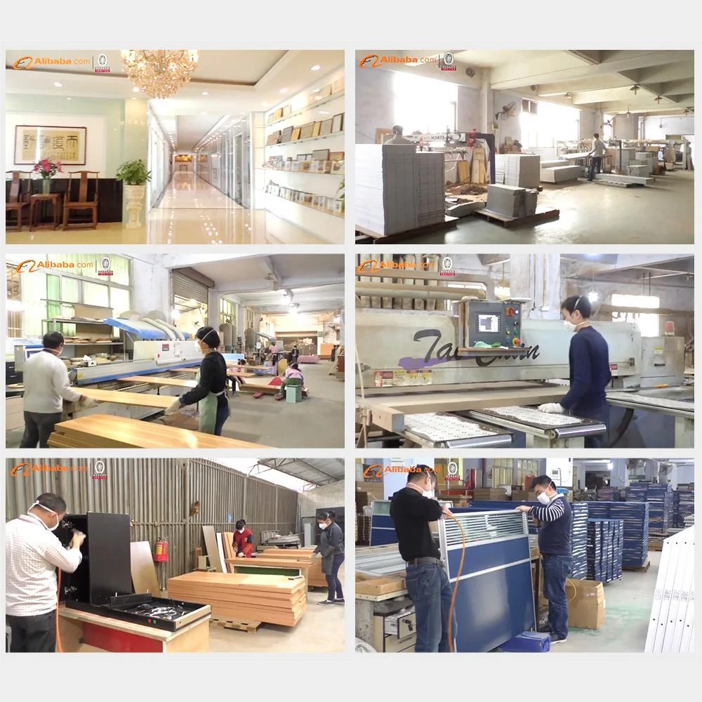 Direct Manufacture Front Brown Workshop Apartment Counter Modern Reception Desk Table for Office