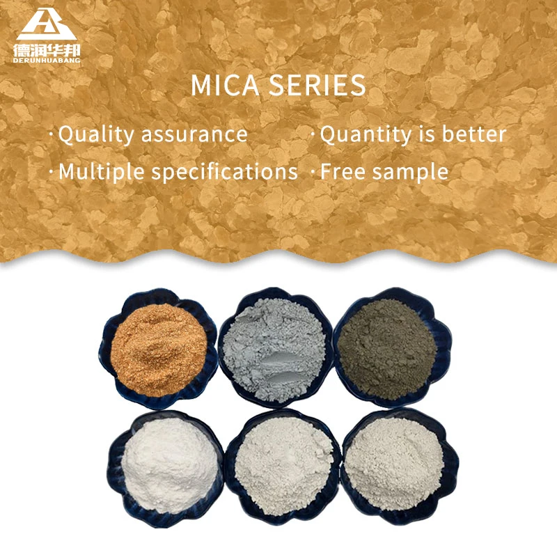 Natural Mica Flakes 6-10 Mesh Muscovite Powder for Decoration Epoxy 3-5mm Mica Powder for Coating in the Plastics Industry