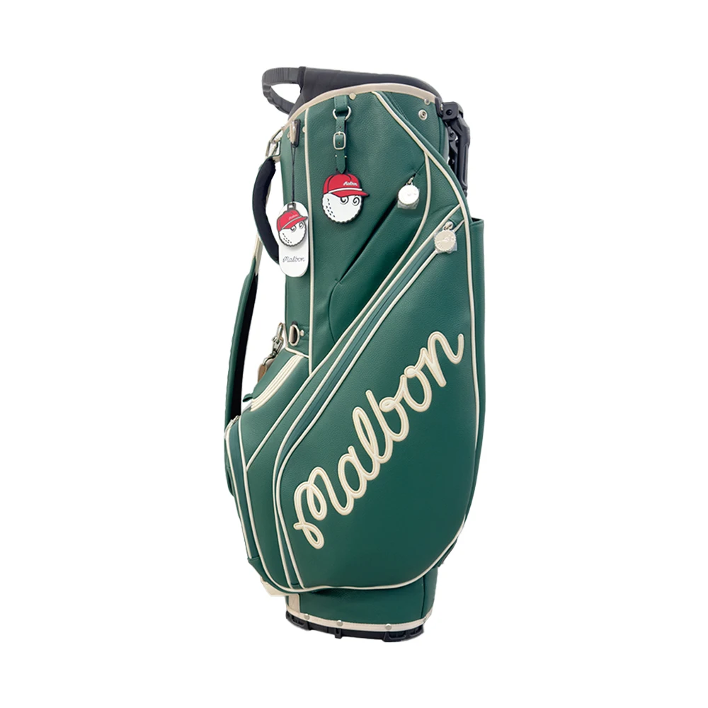 Custom Polyester Lightweight Classic Green Pouch Disc Golf Bag Sunday