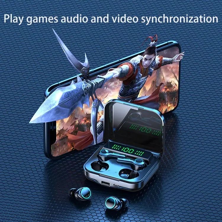 M21 TWS Headphones With Microphone Couple Wireless Earphone 9D Stereo Sports Waterproof Four Earbuds Headsets PK M22