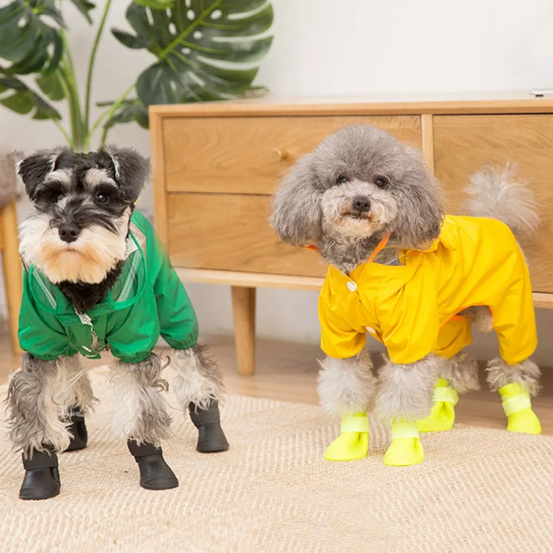 Wholesale Dog Shoes Waterproof Antislip Rain Shoes Silicone Dog Shoes