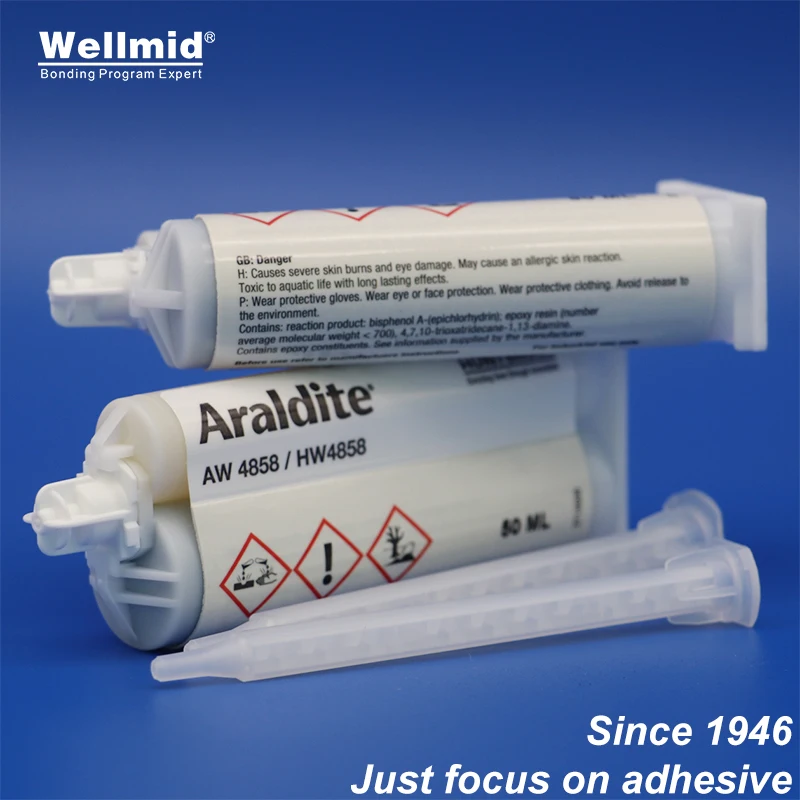 Araldite AW/HW 4858 2 Part Thixotropic Epoxy Adhesive for Glass