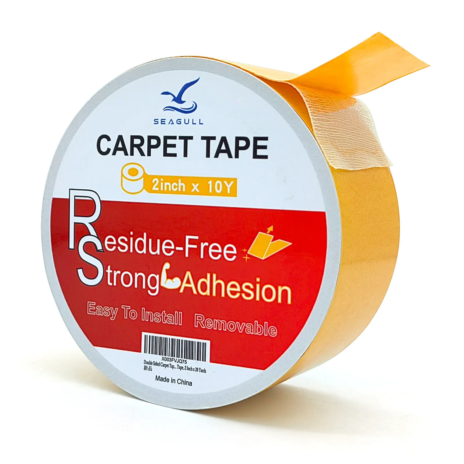 High Viscosity Removable No Residue Self Adhesive Rug Non Slip Tape