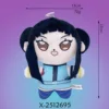 Q-style black bun hairstyle
