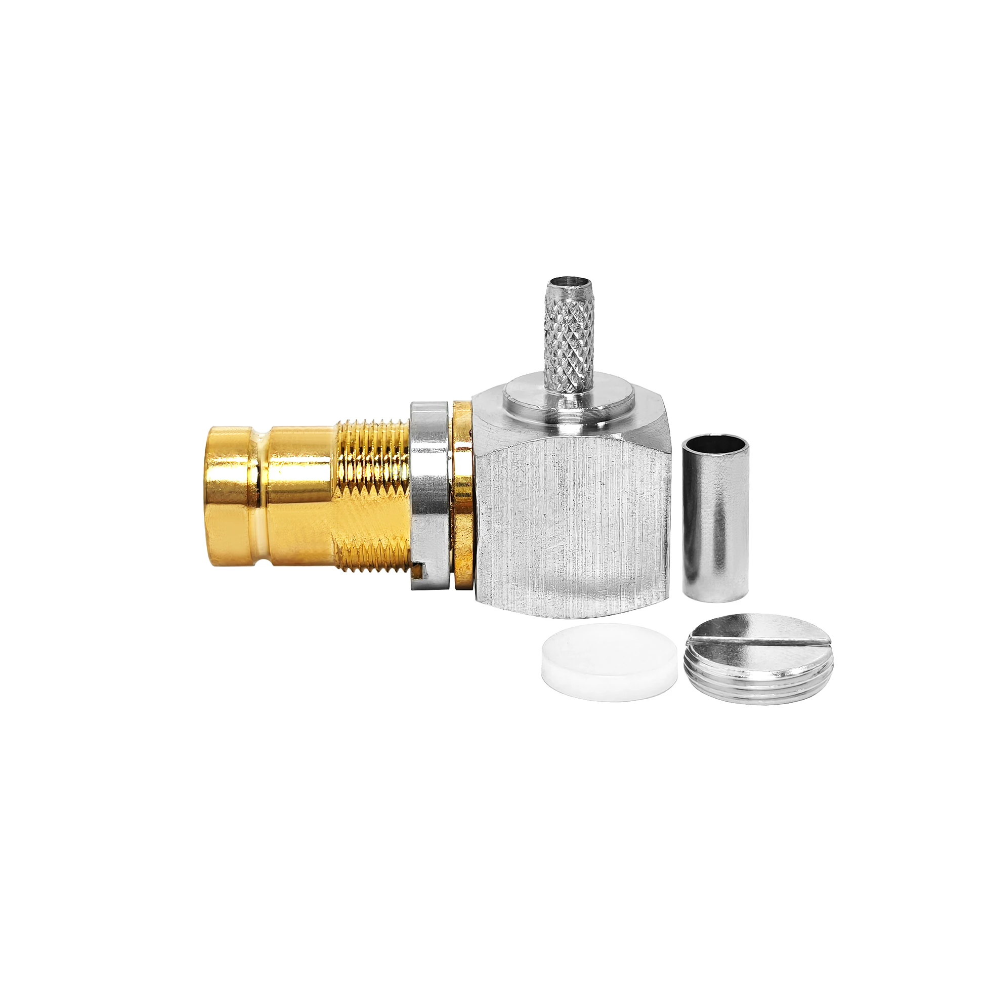connecteur femelle à fixation sur cloison flexible 1,6-5,6 Flex 2, angle droit