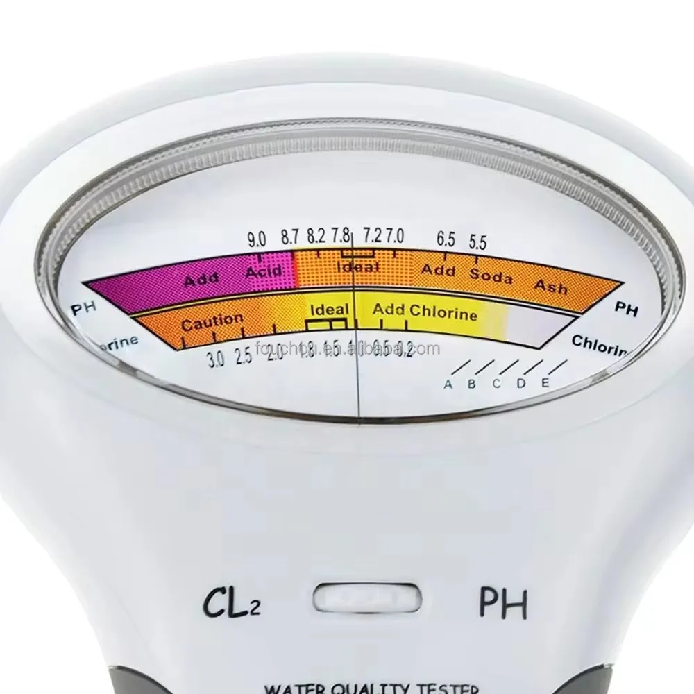 Digital Pool Water Analyzer Free Chlorine Tester Pool Water test Kit ...