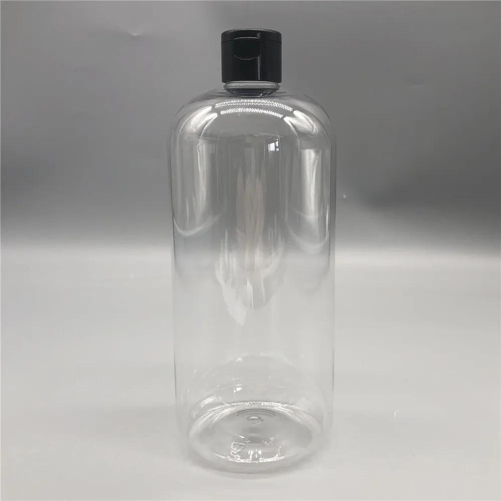Finepack 1000ml 1 Liter 1L Plastic Bottle for Body Skin Care Packaging and Hair Care Conditional Shampoo Bottle With Pump