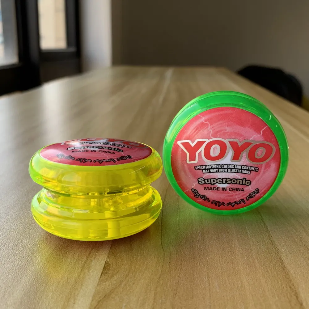 Производитель оптовая продажа дешевые классические пластиковые светящиеся подшипники чувствительный зеленый мини-йо шар мигающий светящийся светодиодный йо-йо игрушка
