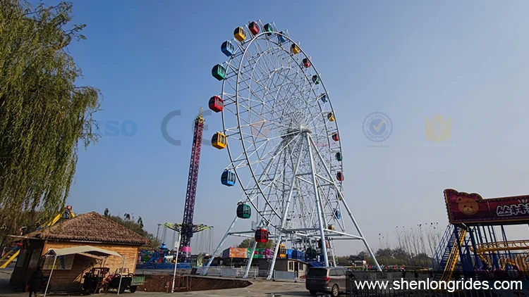 Factory Sale Outdoor Playground Equipment 15/20/25.8/30/42/46/50/88M Ferris Wheel Commercial Amusement Park Rides
