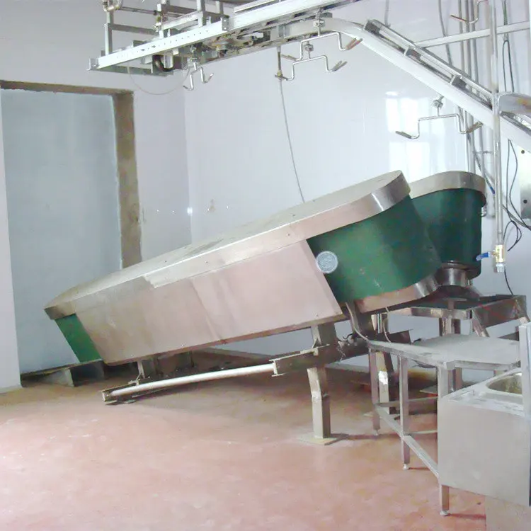 V-shaped halal ritual sheep killing box goat slaughterhouse
