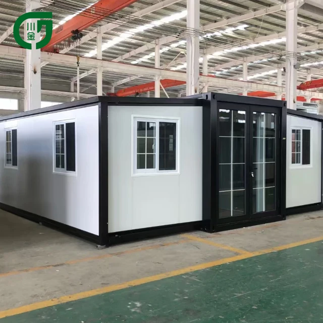 Luxury Movable House  20FT 40ft Container Modular Portable Homes 2 Bedroom Expandable Container House