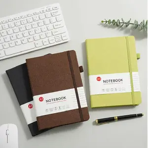 A5 High Appearance Office Notebook Horizontal Strap Notebook Customized Logo