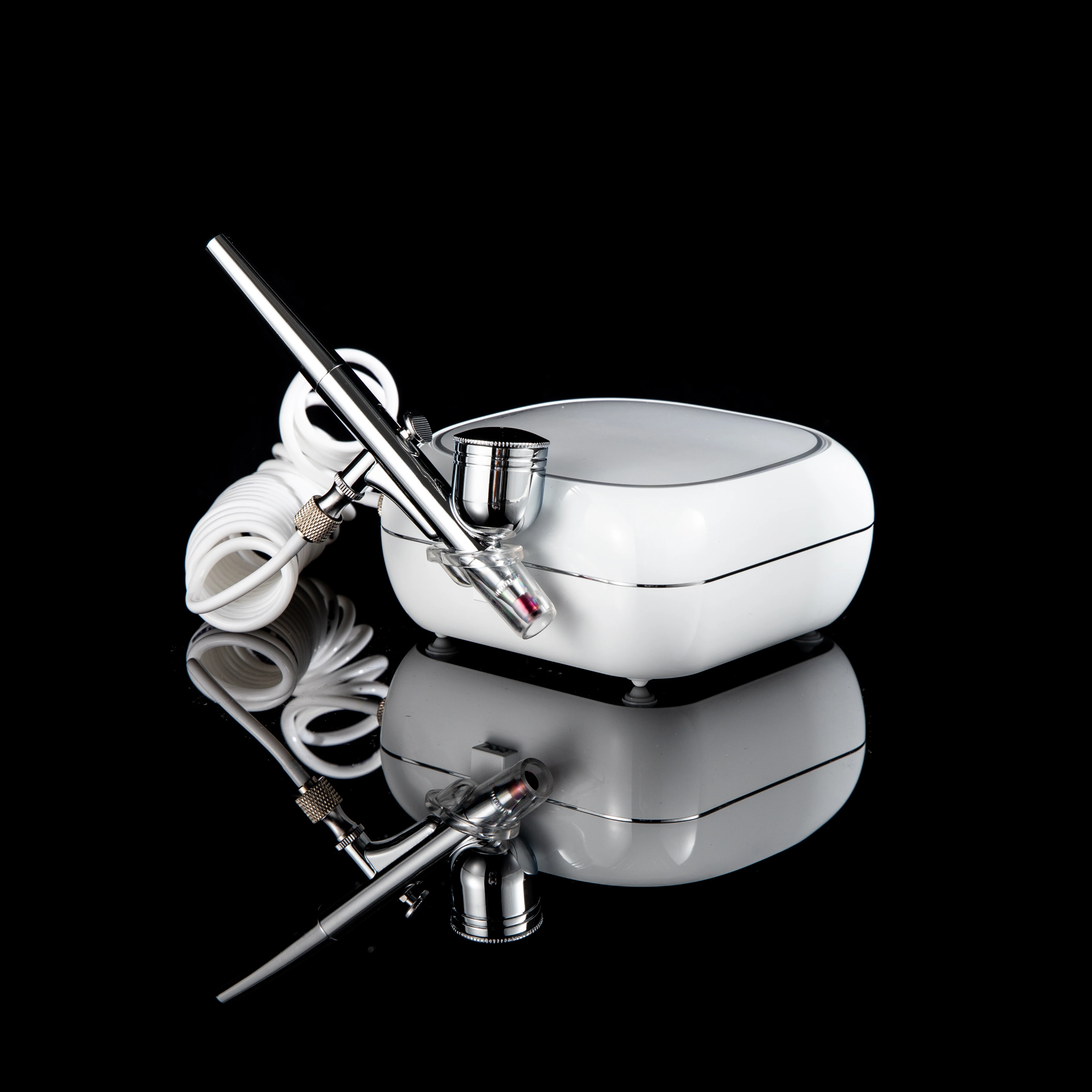 Airbrush Kit Single Power Compressor Portable Touch Machine Air Brush Use for Tattoo Body Paint Tool Acrylic Nail Art