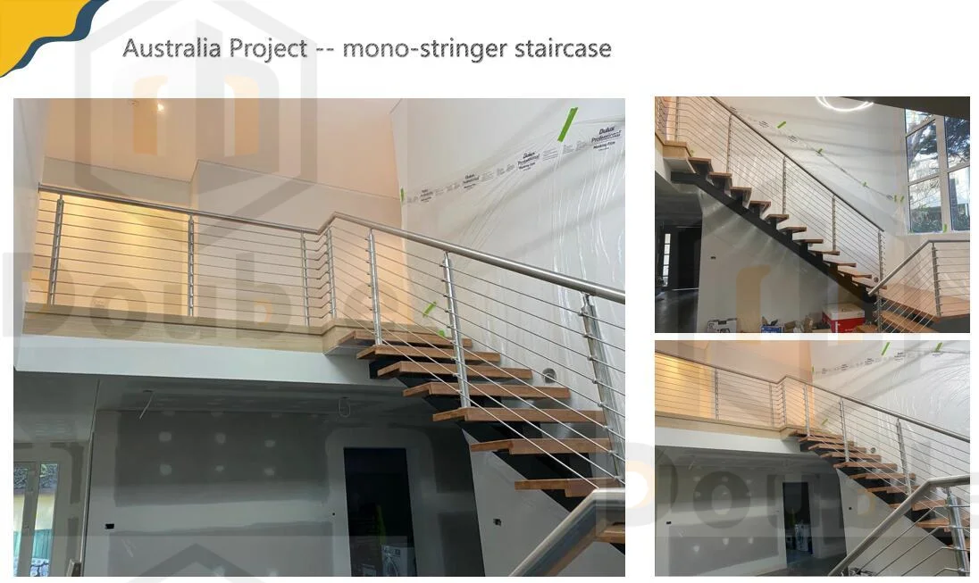 black modern design s.s304/316 materials solid rod balustrade square/circle baluster round rod railing manufacture