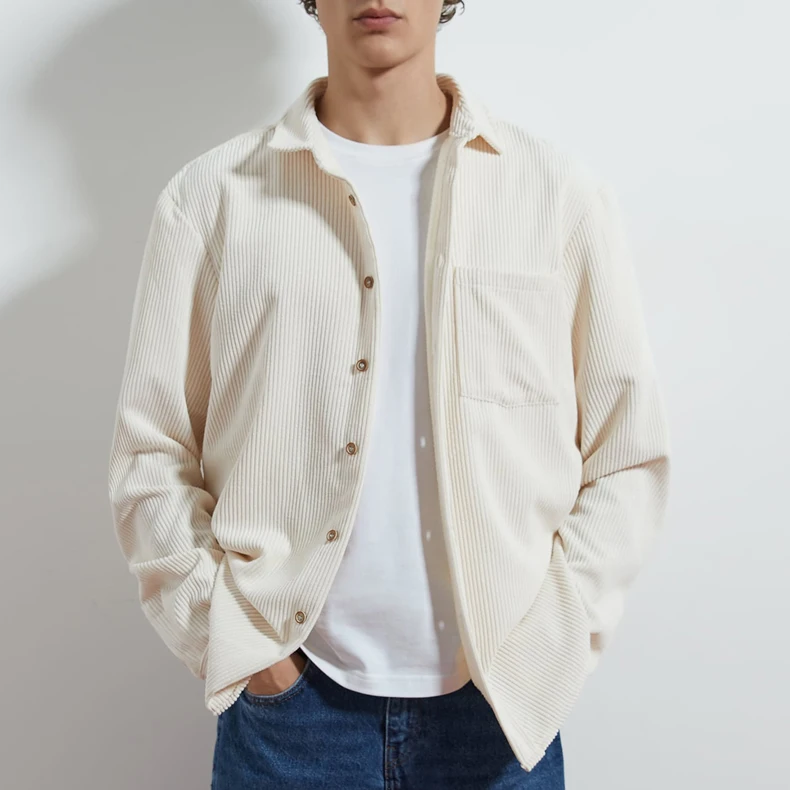 Corduroy white jacket best sale