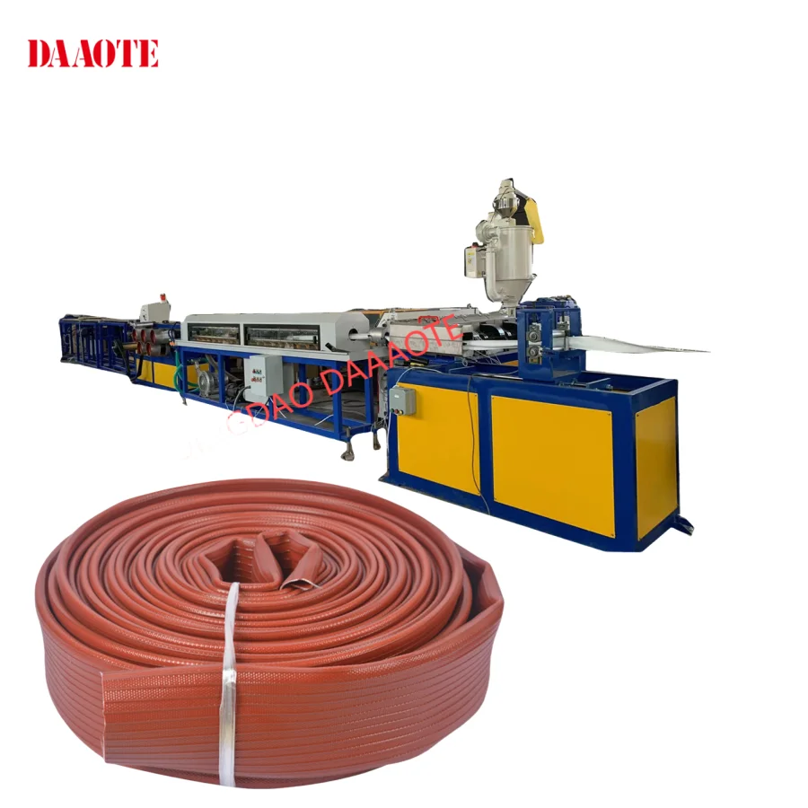 High Tenacity Polyester Circular Weave Jacket Fire Lay Flat Hose Produce Machine