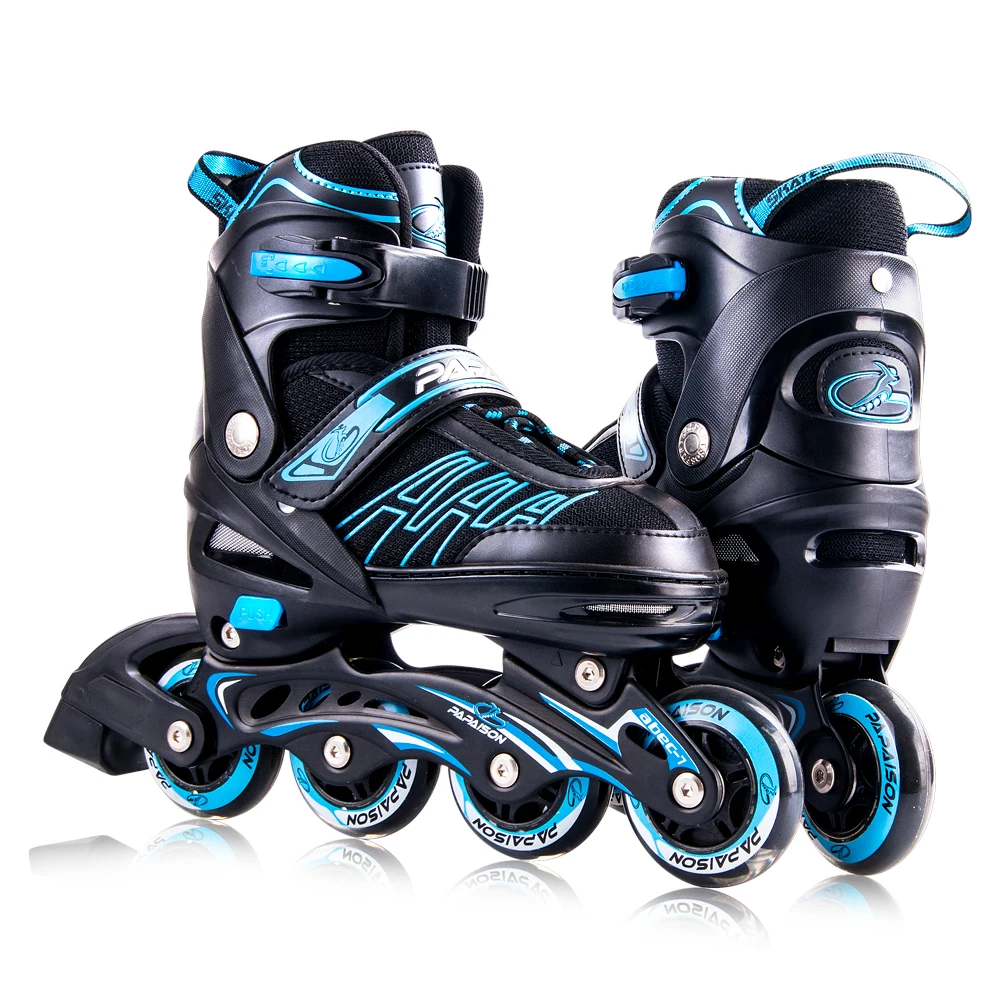 PU Led Flashing Wheel Inline Skate With Big Wheel XL Oversize Christmas Shoe Gift