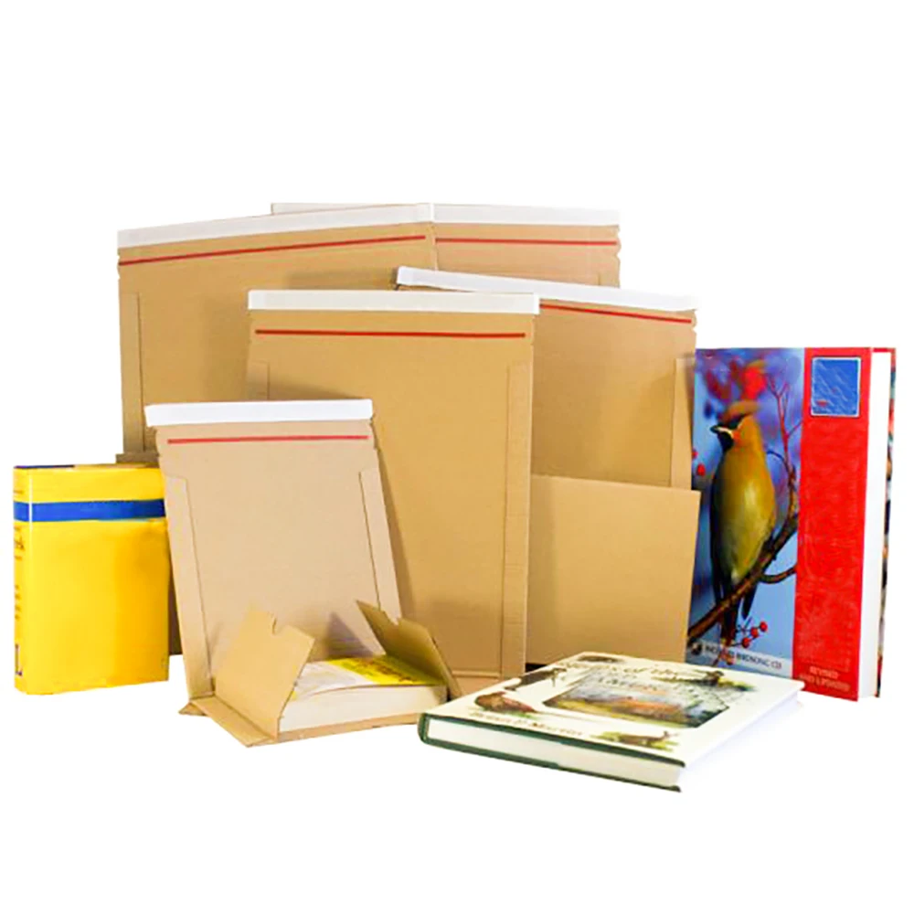 Eco Custom Printing Shipping Mailers Rigid Cardboard Paper Envelope Buy Cardboard Paper