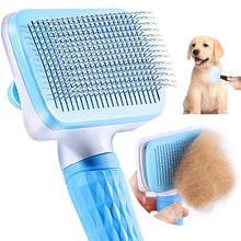 New Design Pet Grooming Brush Self Cleaning Dog Shedding Brush Remover Pet Comb
