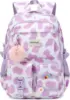 Cow print purple