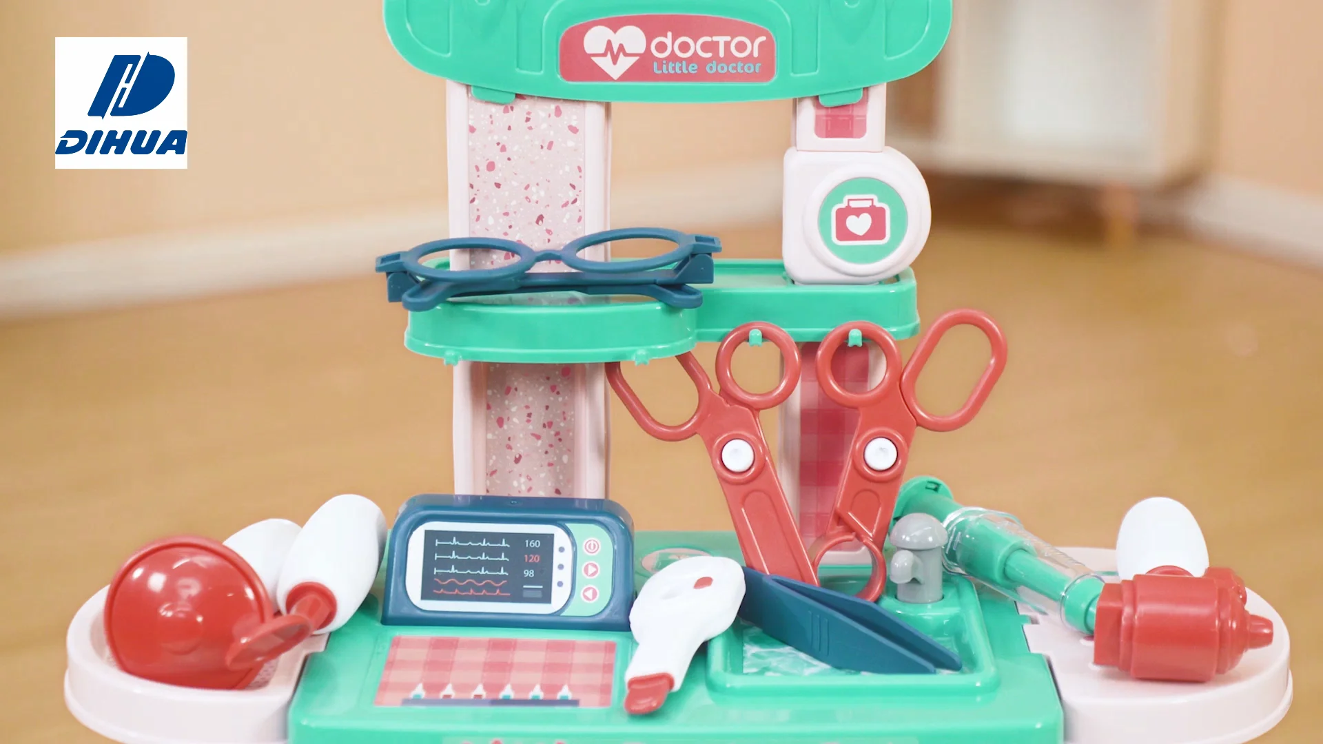 Kids 3 in 1 Educational Doctor Set - Pretend Play Toys