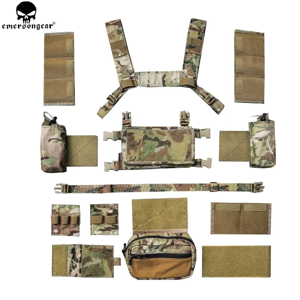 Emersongear 500d Cordura Nylon Multicam Adjustable Combat Chest Rig Mk3 ...