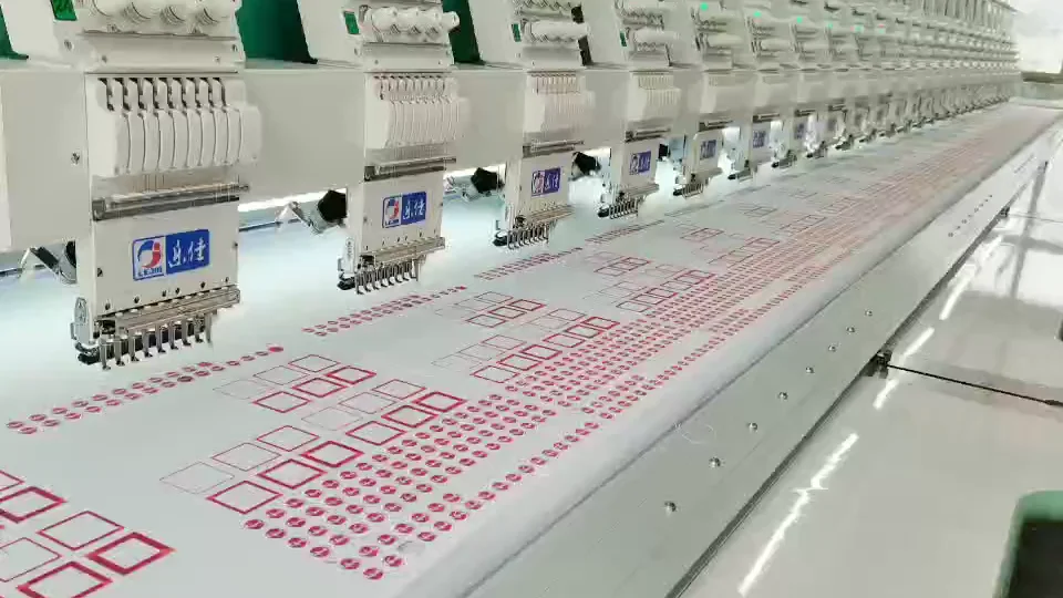 Swf 12 Head High Speed Cheap Flat Computerized Embroidery Machine