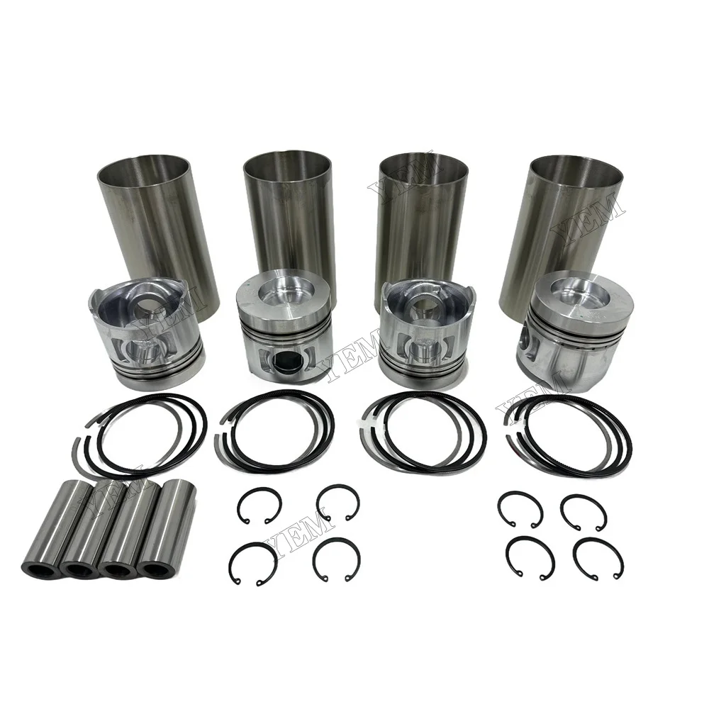 S4K S4KT 3064 Piston With Rings Liner Set for Mitsubishi CAT E120B E312 E320 2