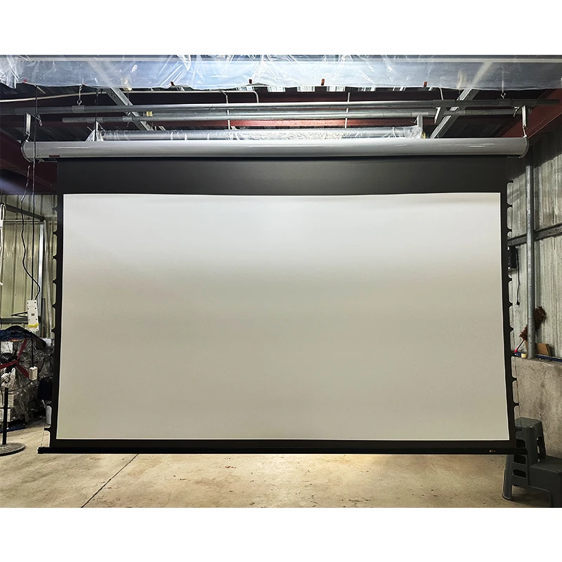 High Quality Electric Projector Screen Motorized Home Cinema MX350 Wall/Ceiling Mounted Projection Screen 90-160 Inch