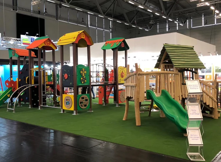 Outdoor Children's Large Playground Climbing Structure Climbing Net Playhouse Suitable for Adventure Parks, Theme Parks