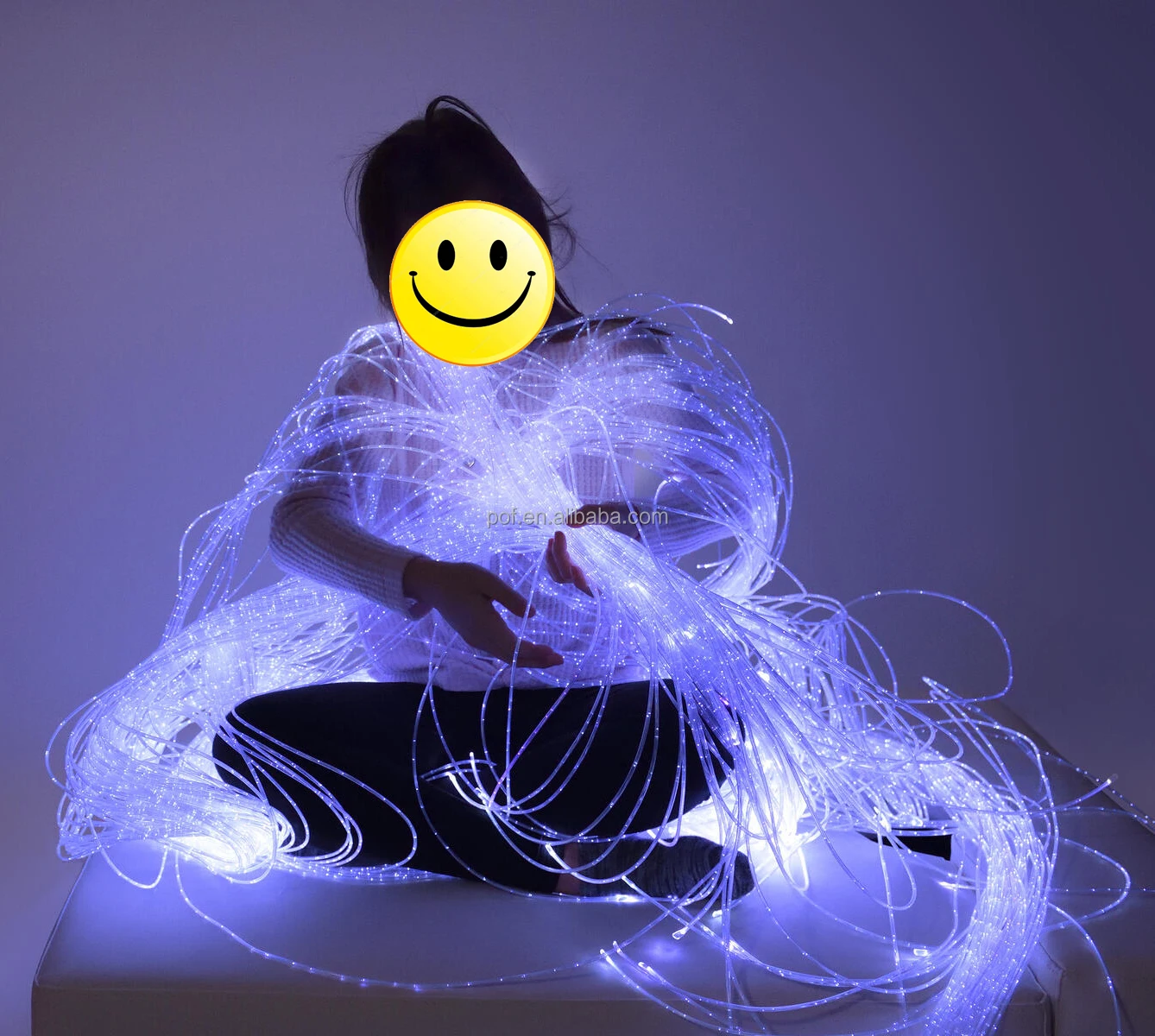 Custom POF Sensory Lights Sparkle Fiber Optic Lighting for Kids/Adults/OEM Available