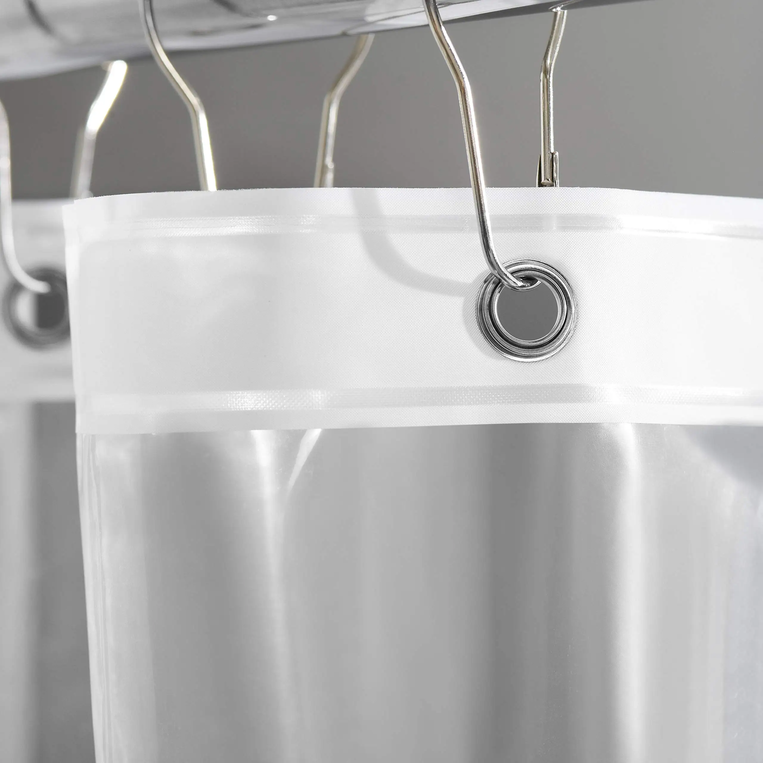 PEVA Duschvorhang 183 X 183 Cm – Wasserabweisend, Mit Magneten & Stern-Design