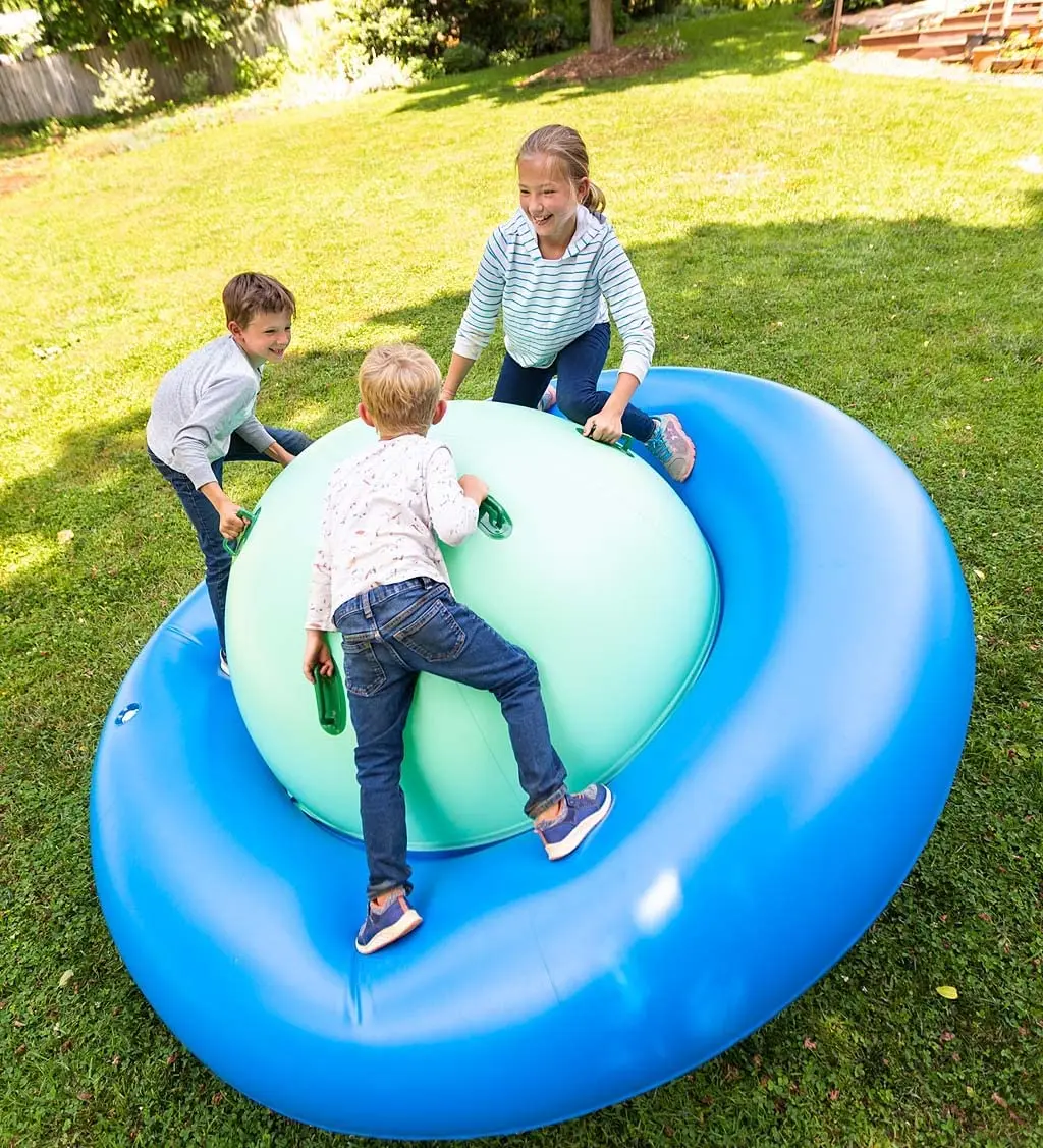 Balançoire Gonflable à Boule De 29 Cm – En Plastique Durable Pour Enfants – Idéale Pour Jardin, Balcon Et Aventures En Plein Air