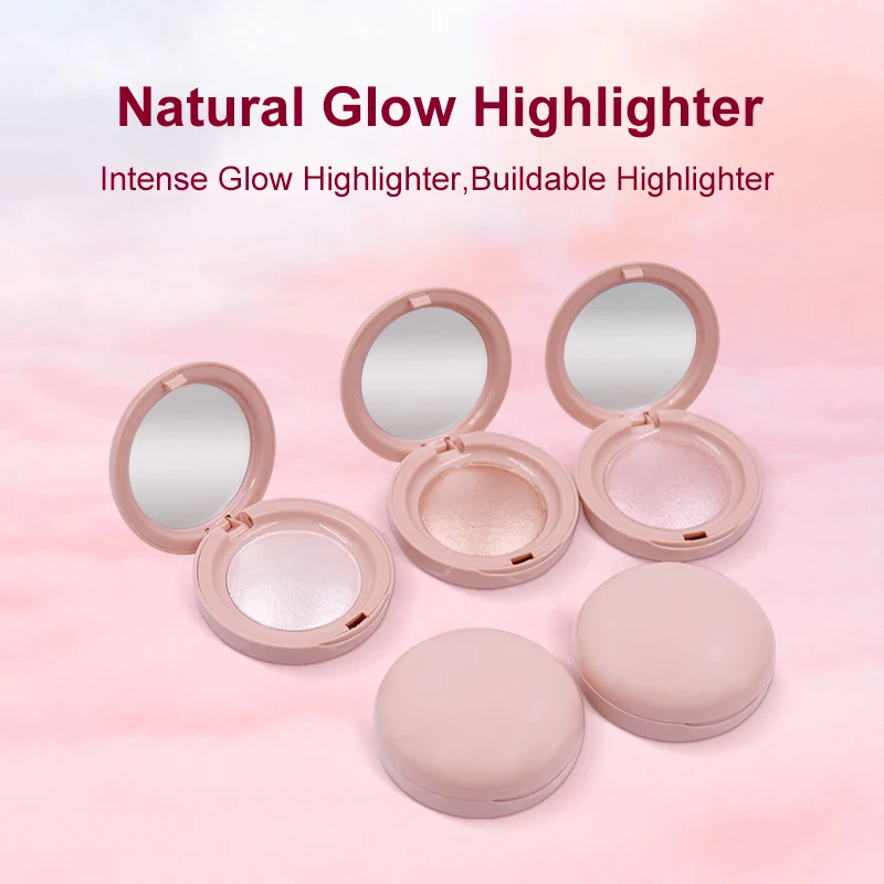 Hot New OEM High Pigmented Glow Skin Face Body Makeup Highlighter Private Label Shimmer Highlighter Palette manufacture