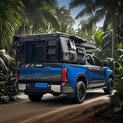 QC Overland 4wd Xe bán tải dùng cho cắm trại, rơ moóc nhà vệ sinh di động tiêu chuẩn Úc, nhà vệ sinh lắp trên thùng xe bán tải