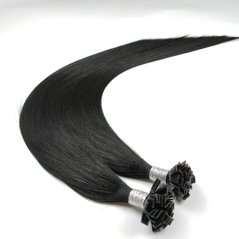 2024 Lanxun New Trend Wholesale Hair Product Pre-bonded Flat Tip Remy  Hair Extensions Human Hair For Sale details