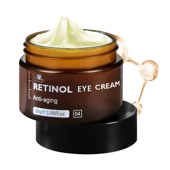 Customized Natural Anti Wrinkle Korean Eyes Bags Removeal Dark Circle Treatment Collagen Caffeine Retinol Eye Cream