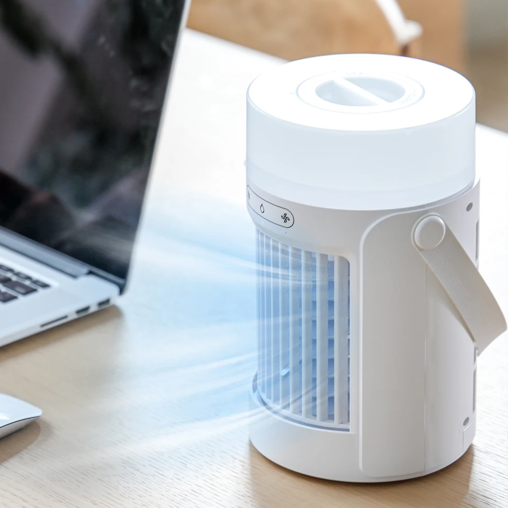 IMYCOO New Arrivals Rechargeable Ice Water Air Conditioner Fan Portable ...