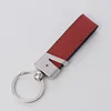 Cuero rojo en blanco, grabado con láser, metal PLS090-RD