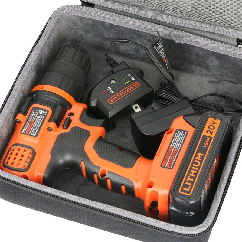 Caseling Hard Case Compatible with BLACK+DECKER LDX120C 20-Volt MAX Lithium- Ion Cordless Drill or Driver