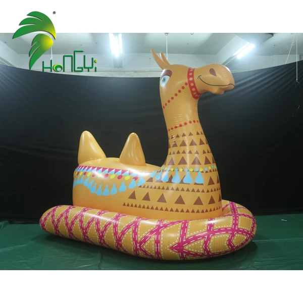 Newest Customized Lovely PVC Animal Design Float Inflatable Camel Toy