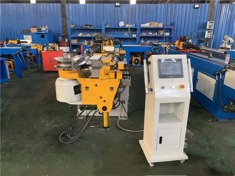 High Speed  50NC Pipe and Tube Bending Machines Heavy-duty Hydraulic Force to Push the Clamping Die Bend the Pipe or Tube