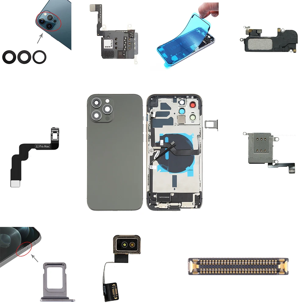 Mobile Phone USB Charging Port Dock Connector Charger Flex Cable For iPhone 6 7 8 11 X Xr Xs Max 12 Mini Pro Max