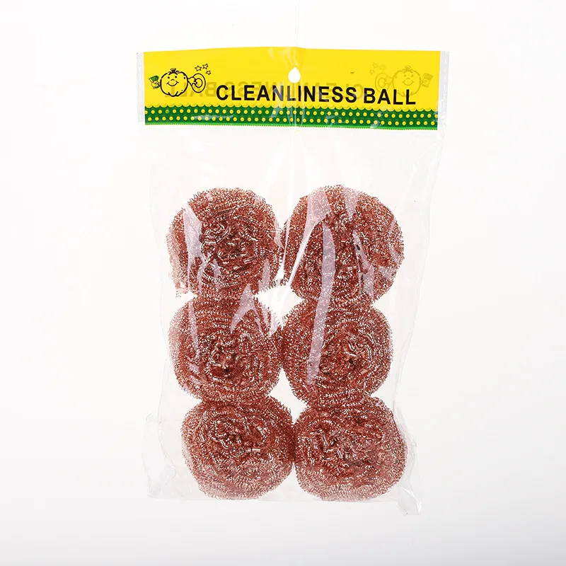 Бытовой плоский медный стальной проволочный моющий чистящий