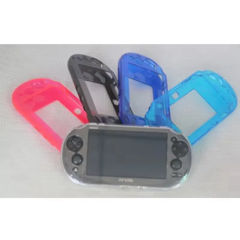 Étui Rigide Aluminium Pour PS Vita 1000 - Coque De Protection Anti-Choc Bleu Pour Console PSV1000